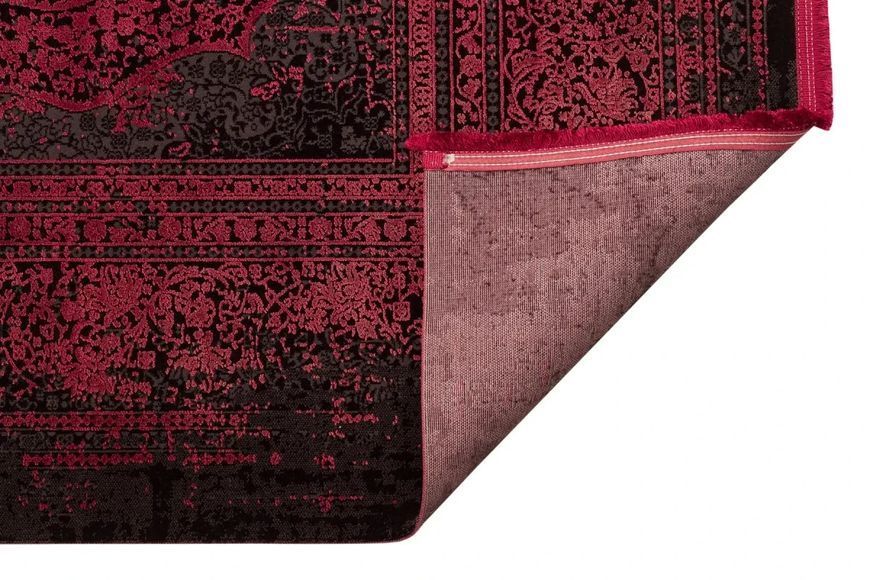 Килим сіро-червоний Anatolia ANT 01 Antrasit Burgundy Розмір, см: 80*150 Туреччина 46426 фото