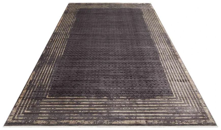 Килим Mahal MHL 01 Antrasit Gold Розмір, см: 80*150 Туреччина 70792 фото