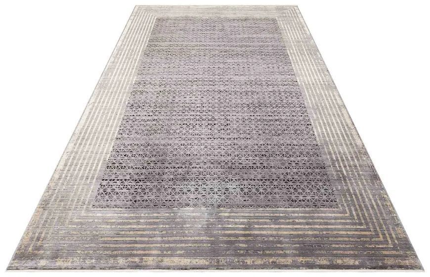 Килим Mahal MHL 01 Antrasit Gold Розмір, см: 80*150 Туреччина 70792 фото