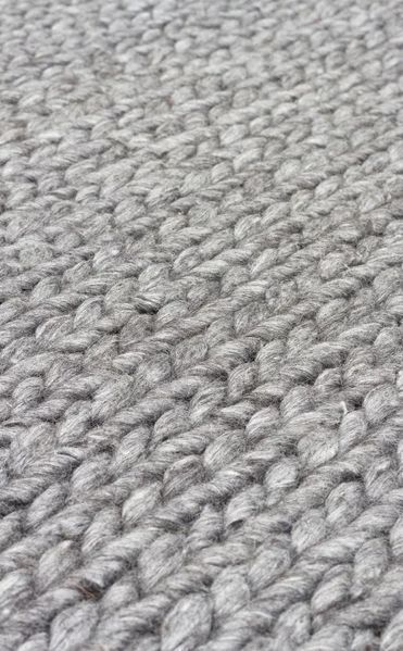 Ковер серый Jade Basketweave Grey Размер, см: &Oslash; 160 Индия 71298 фото