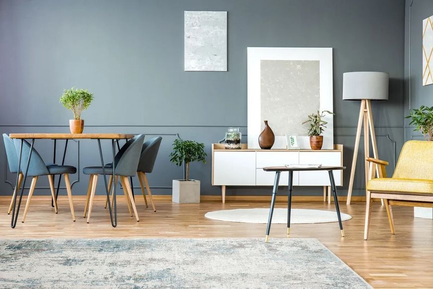 Килим бежево-синій Fresco FS 01 Beige Blue Туреччина Розмір, см: 80*150 21400 фото