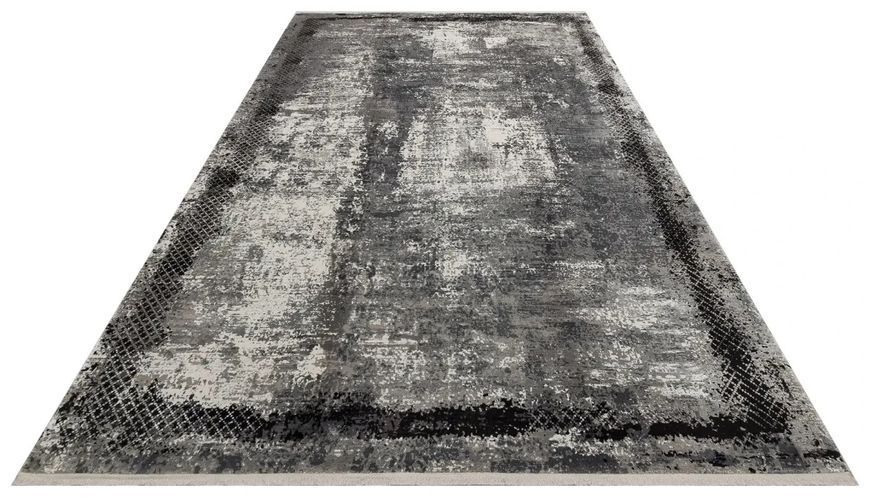 Килим Fresco FS 26 Grey Black Туреччина Розмір, см: 80*150 24504 фото