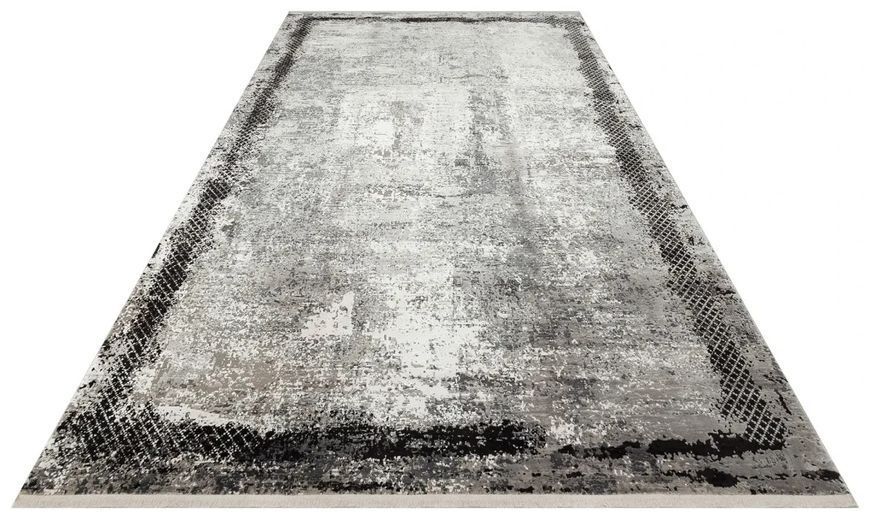 Килим Fresco FS 26 Grey Black Туреччина Розмір, см: 80*150 24504 фото
