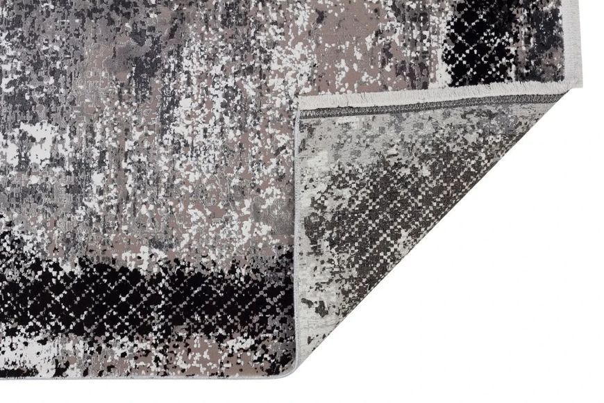 Килим Fresco FS 26 Grey Black Туреччина Розмір, см: 80*150 24504 фото