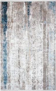 Килим сіро-блакитний Porto PT 02 Grey Aqua Розмір, см: 80*150 Туреччина 22915 фото