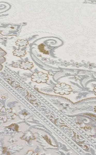 Килим бежево-сірий Palmira PLM 01 Cream Grey Розмір, см: 160*230 80722 фото