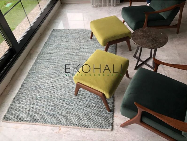 Ковер серый Jade Basketweave Arona Размер, см: 130*190 Индия 22565 фото