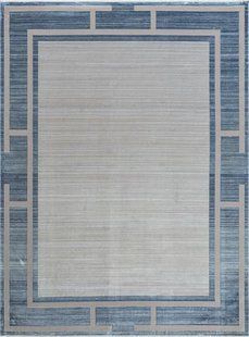 Килим бежево-синій Soho Chrome Crocus Туреччина Розмір, см: 133*190 80851 фото